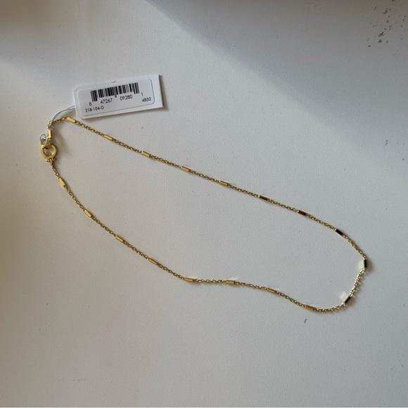 Gorjana Delicate Beaded Gold Necklace - Picture 10 of 13